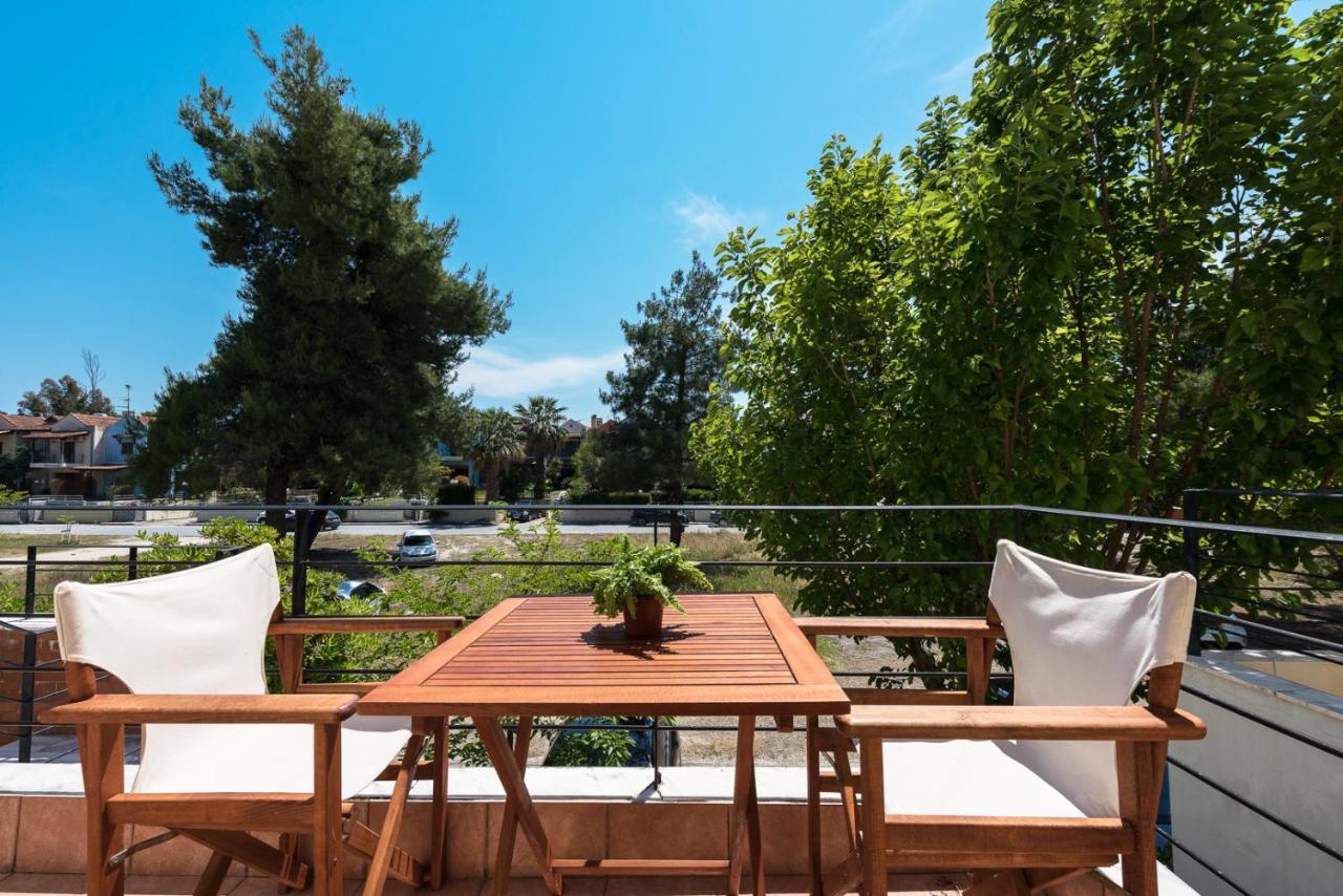 #Luxlikehome Pefkohori Del Sol Maisonette Exteriör bild
