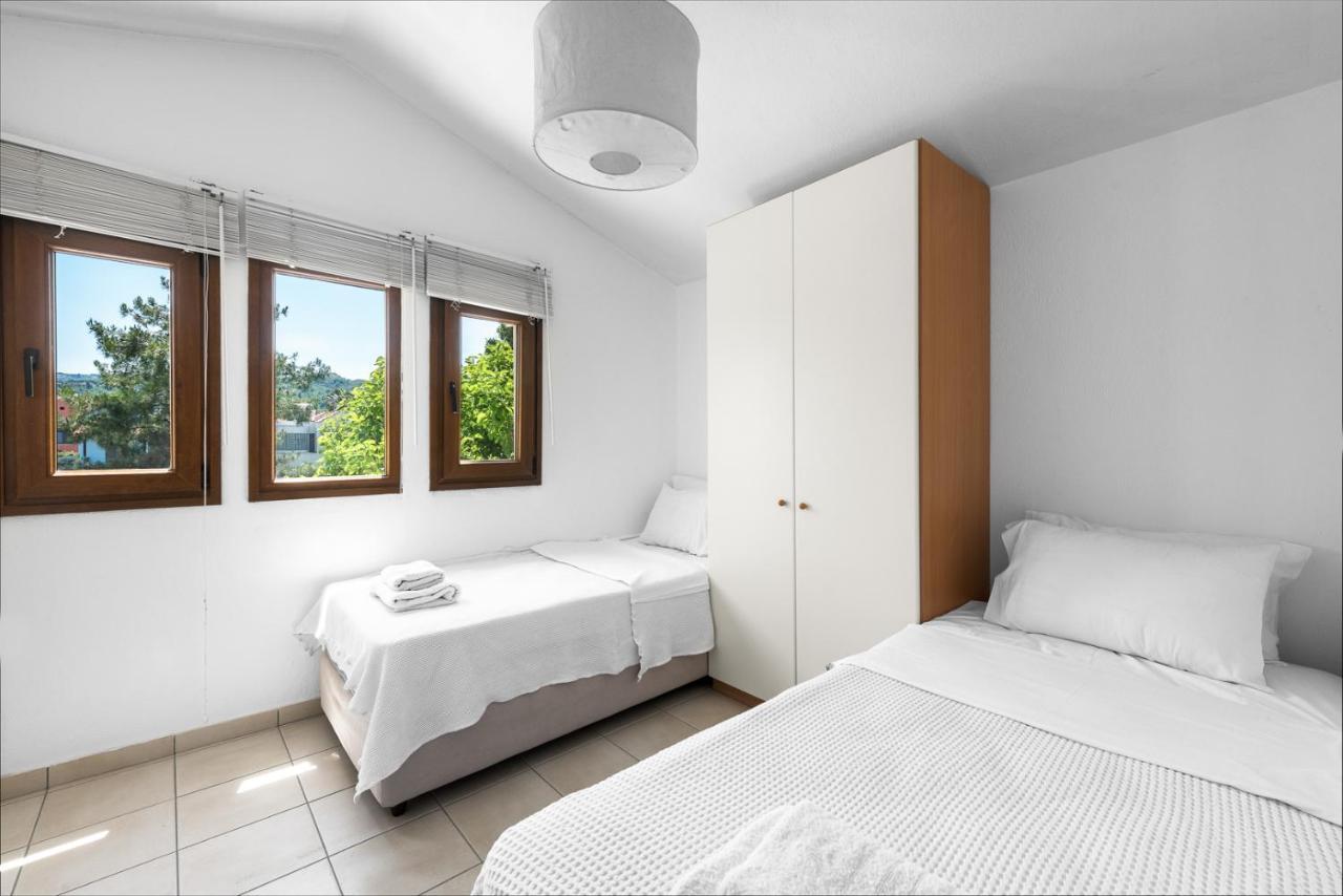 #Luxlikehome Pefkohori Del Sol Maisonette Exteriör bild